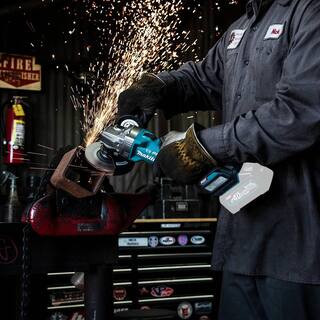 Makita 40V Max XGT Brushless Cordless 4-125 in. Angle Grinder with Electric Brake (Tool Only) GAG01Z