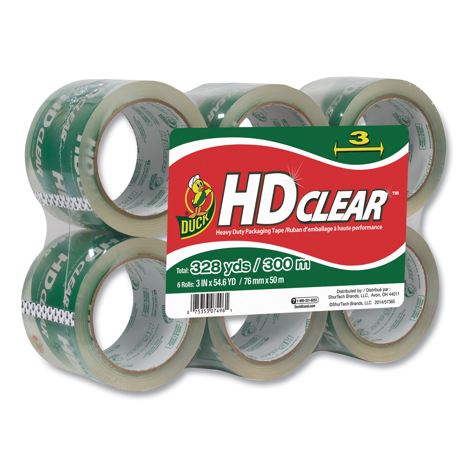 Heavy-Duty Carton Packaging Tape by Duckandreg; DUC0007496