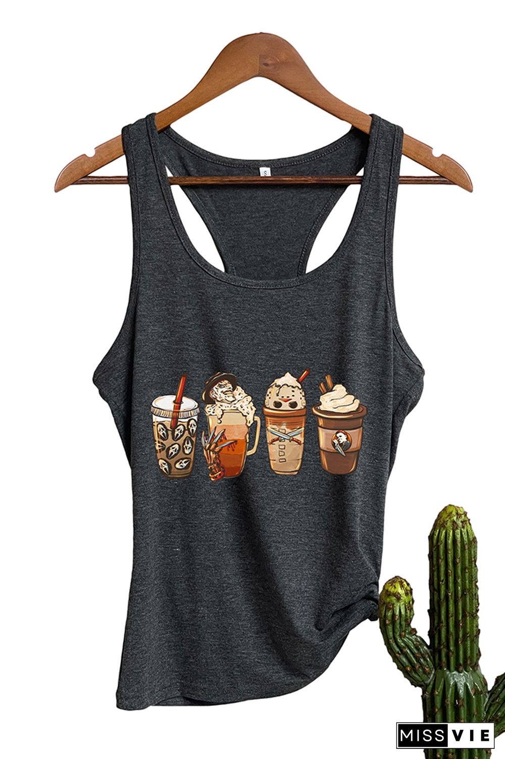 Halloween Coffee Sleeveless Tank Top Wholesale