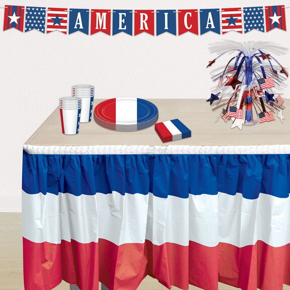 Beistle 50743 Flag Cascade Centerpiece  combinatio...