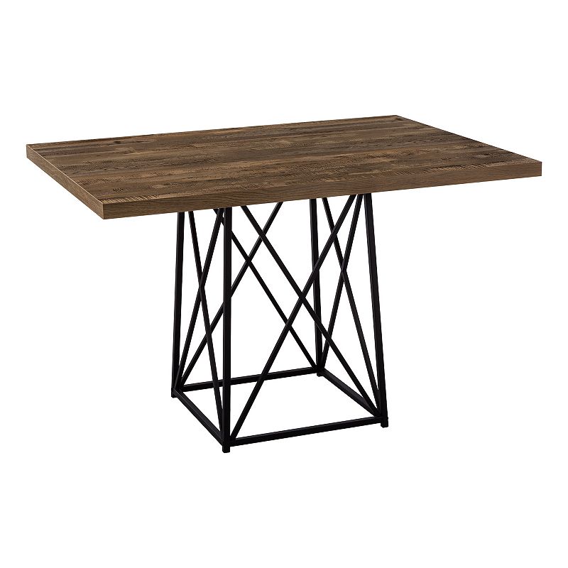 Monarch Contemporary X-Frame Dining Table