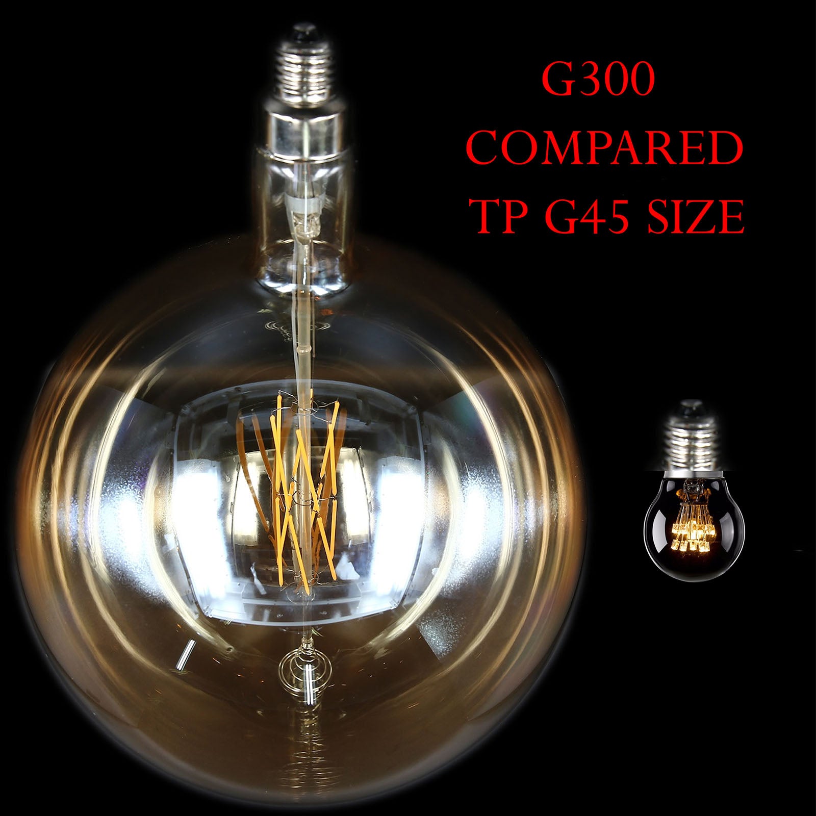 Mega E27 Vintage Bulb G300