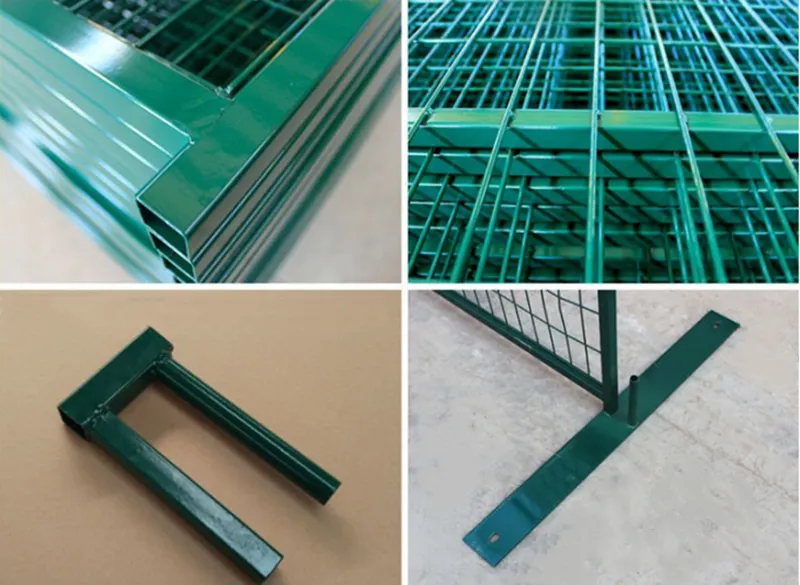 Factory direct supply galvanized metal construction temporary fence heras fencing for UK market