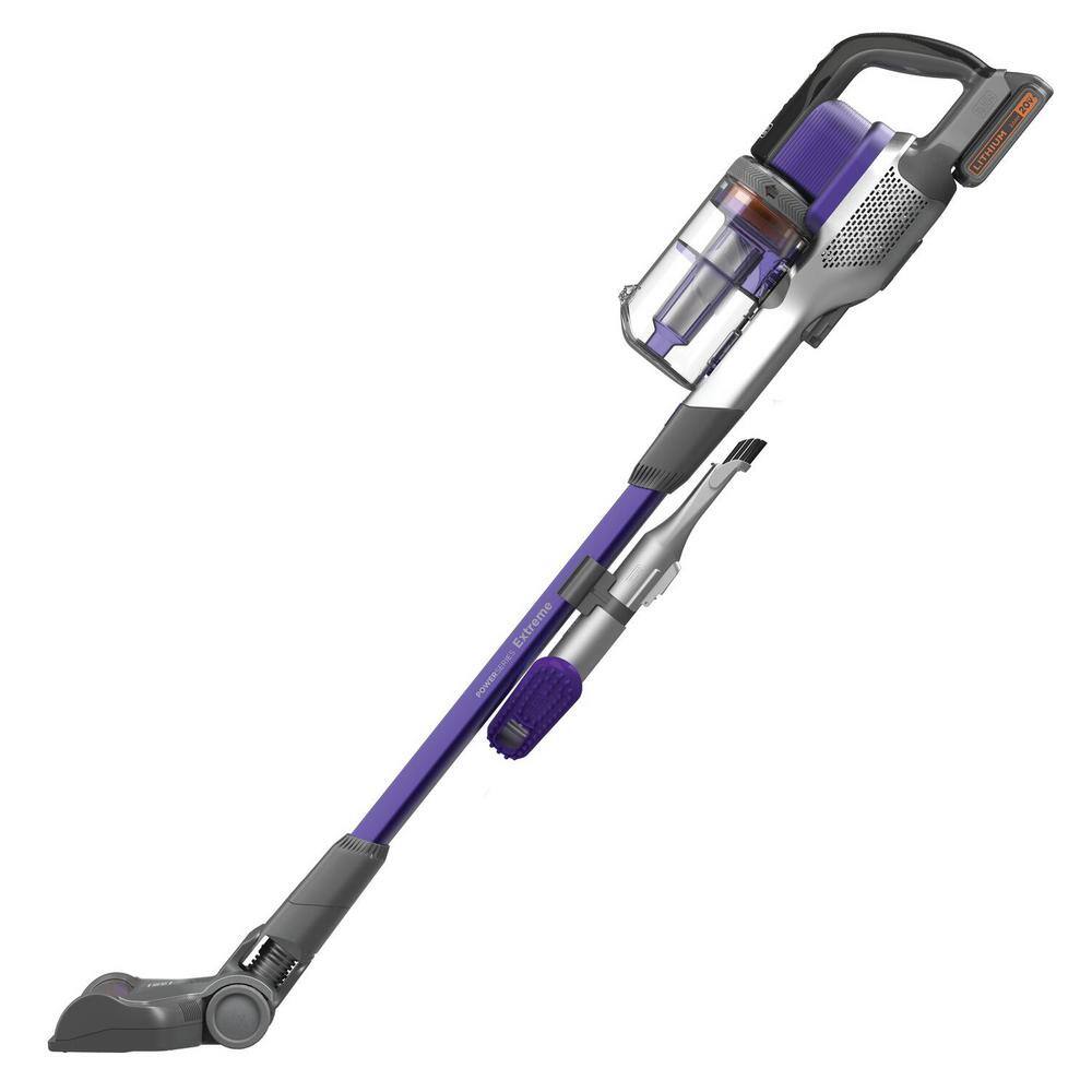 BLACK+DECKER POWERSERIES EXTREME 20V* MAX Cordless PET Stick Vacuum with Multi-Surface Cleaning BSV2020P