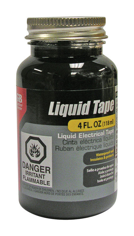 ELEC TAPE LIQ BLK 4OZ