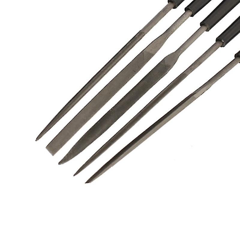 5pcs 3*140mm Needle Files Sets Metal File Hand File For Wood Carving Craft