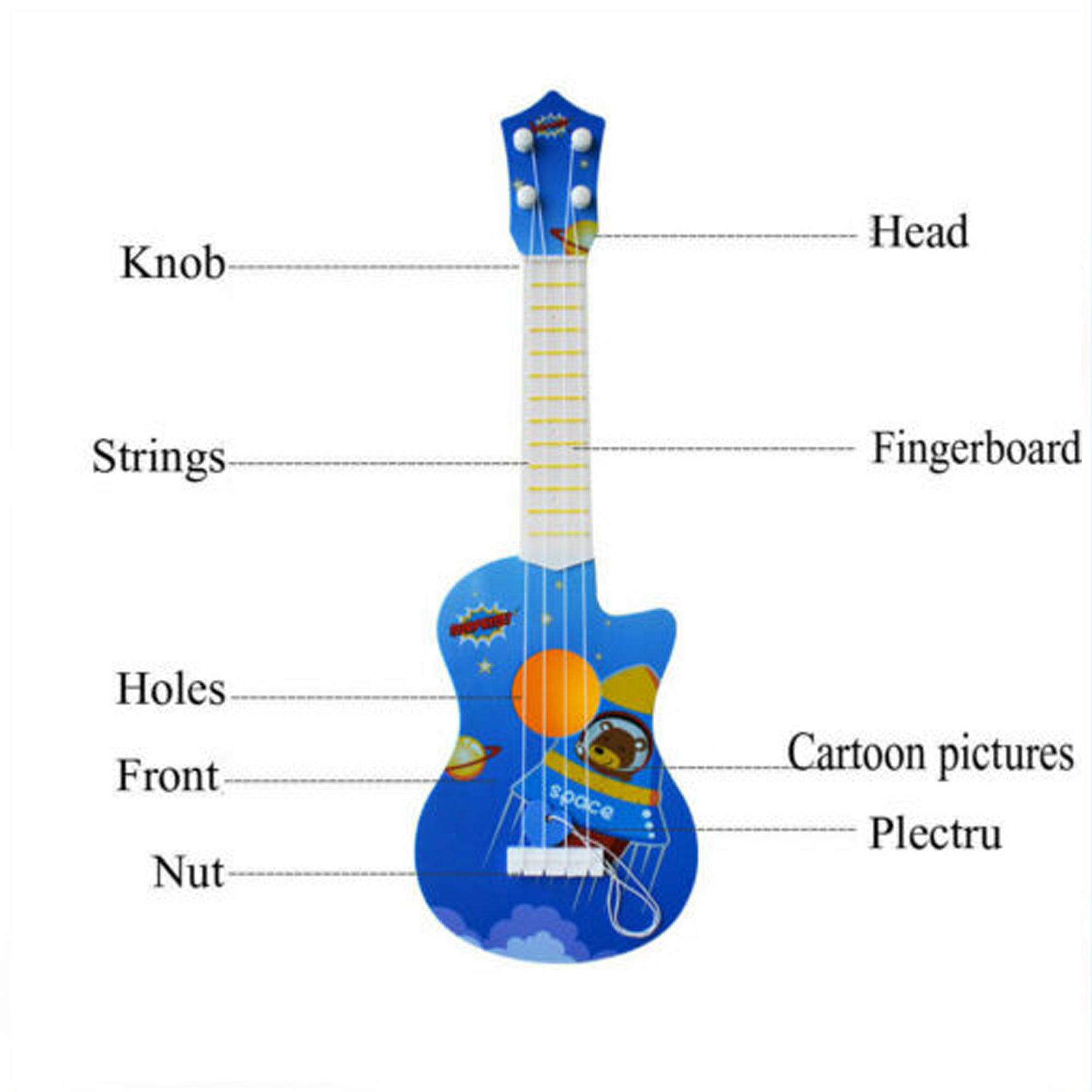 Wassery Kids Animal Ukulele Small Guitar Musical Instrument Educational Toys