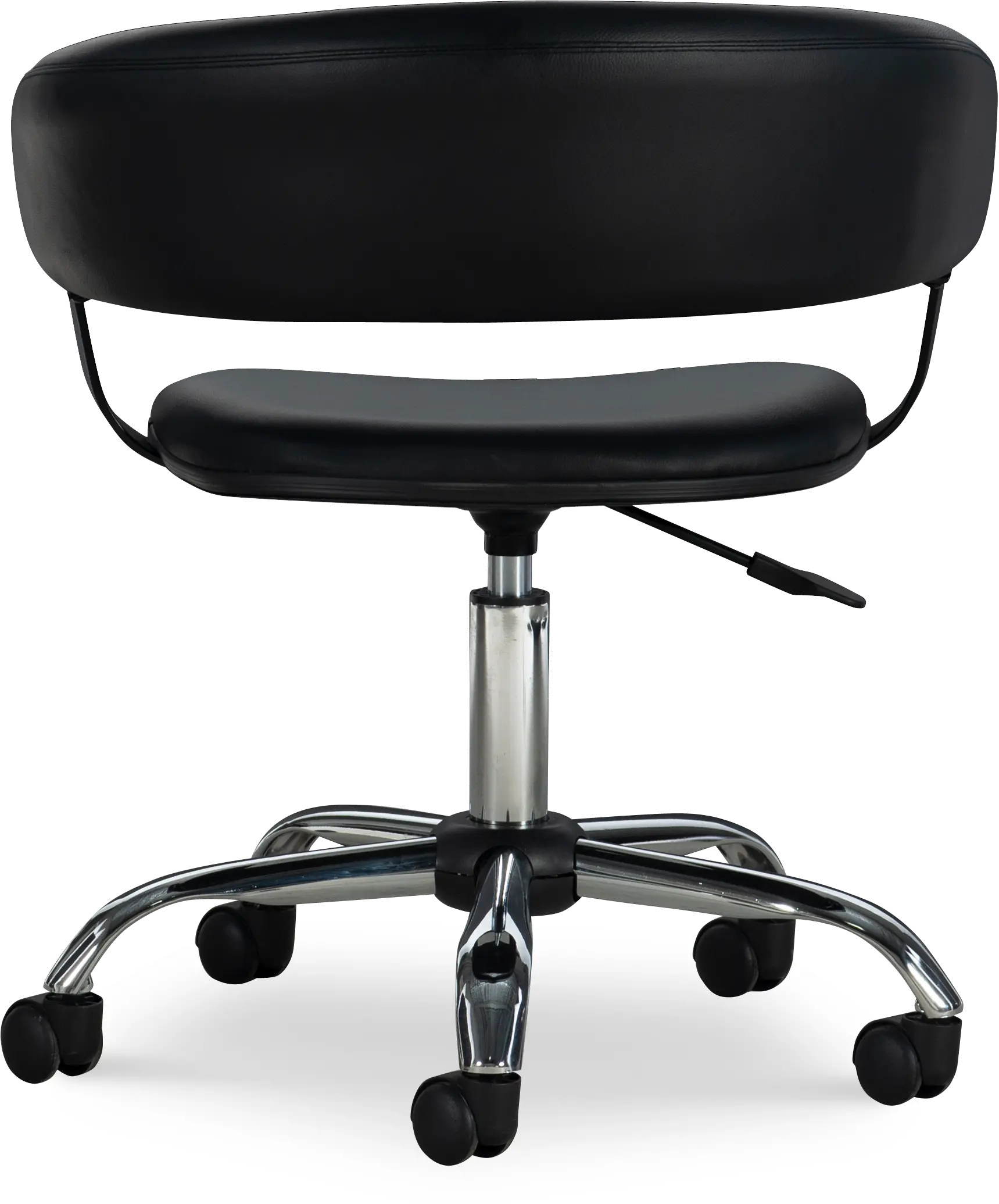 Devan Black Pu Barrel Abs Office Chair