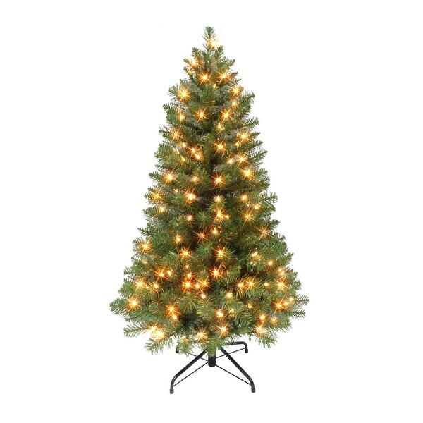 Puleo International 4.5 ft. Prelit Virginia Pine Tree