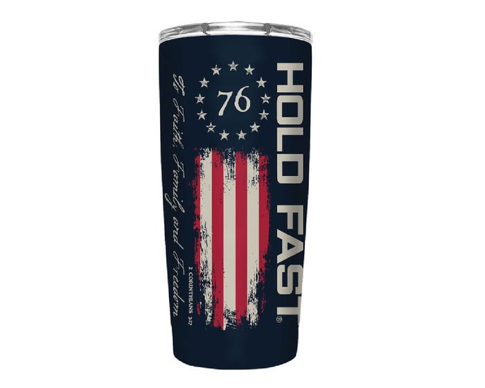 Kerusso Dual Wall / Stainless Steel Tumbler- HF 76 Flag， 20 oz. - MUGS293