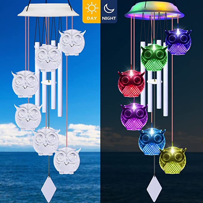 Egebert Solar Wind Chimes for Outside - 37