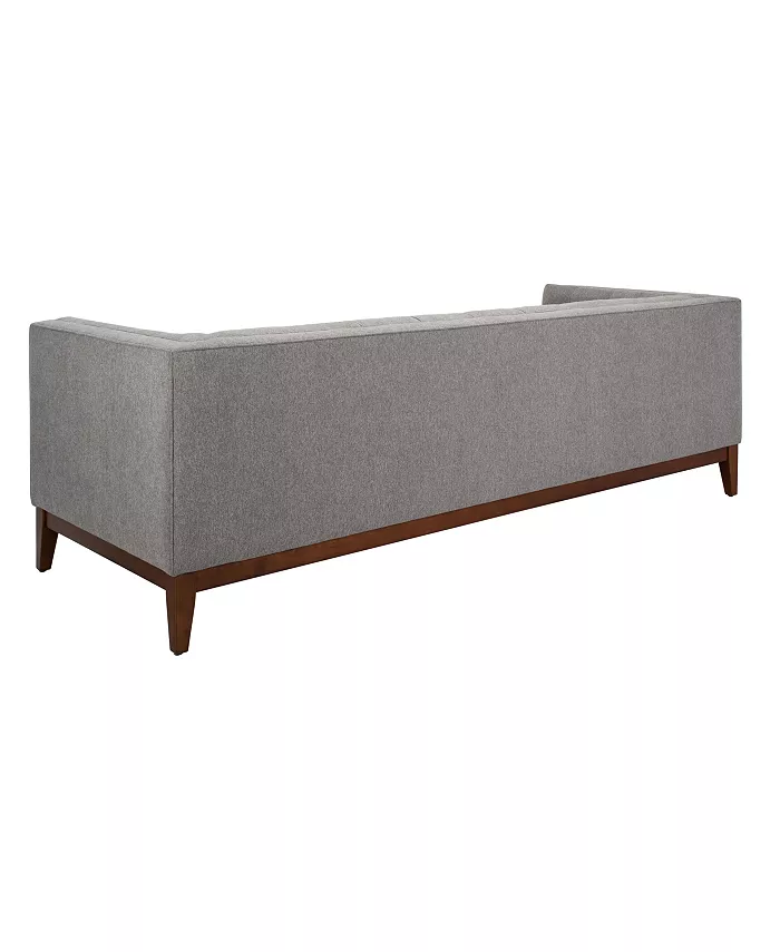 Safavieh Garnet 85 Linen Tufted Sofa