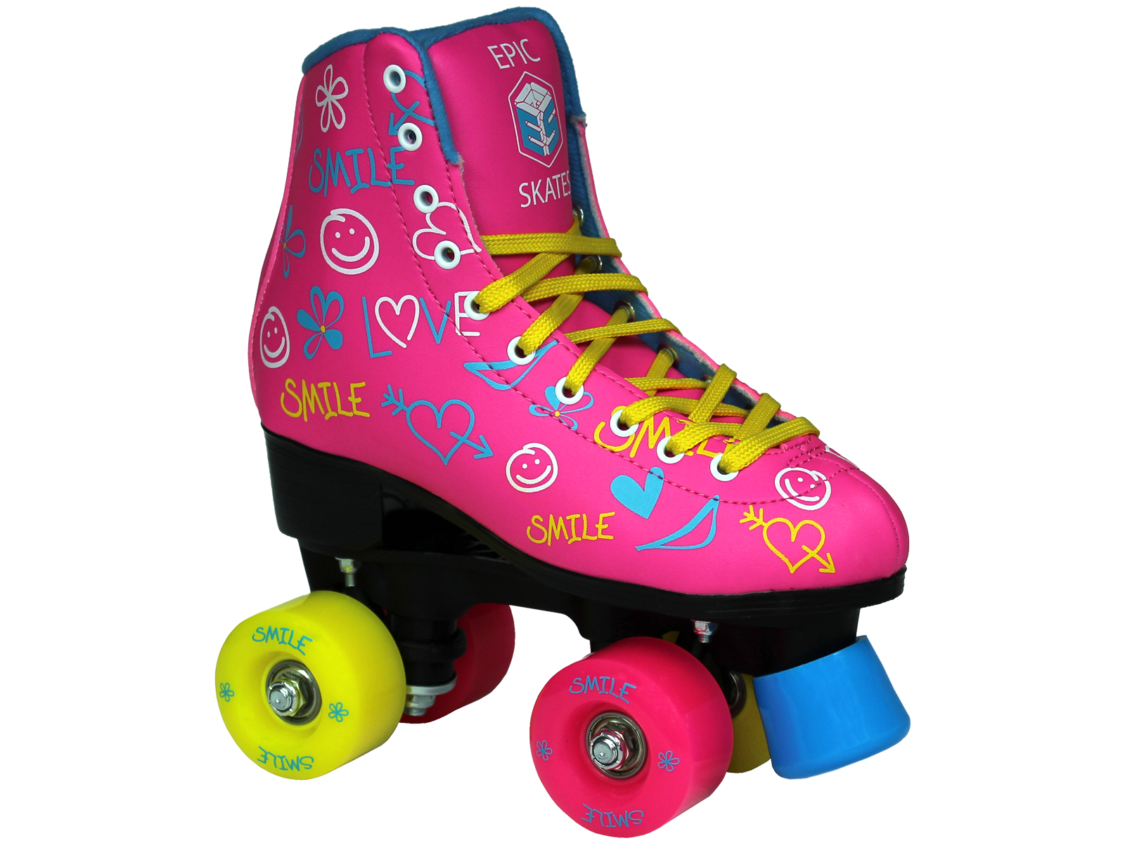 Epic Blush Quad Roller Skates - Size 4