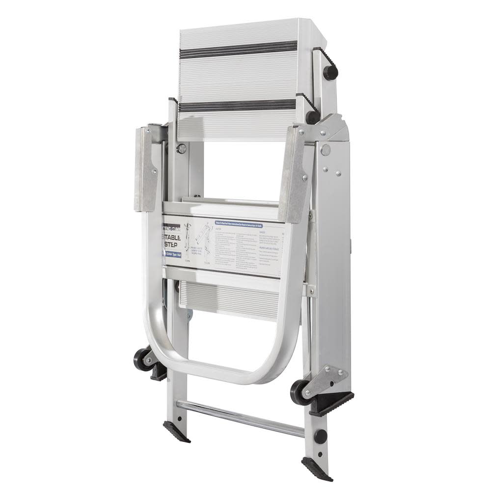 2 Step Aluminum 300-Lb Type IA Step Ladder ;