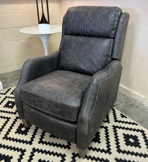 Bernhardt Power Motion Top Grain Leather Recliner Chair