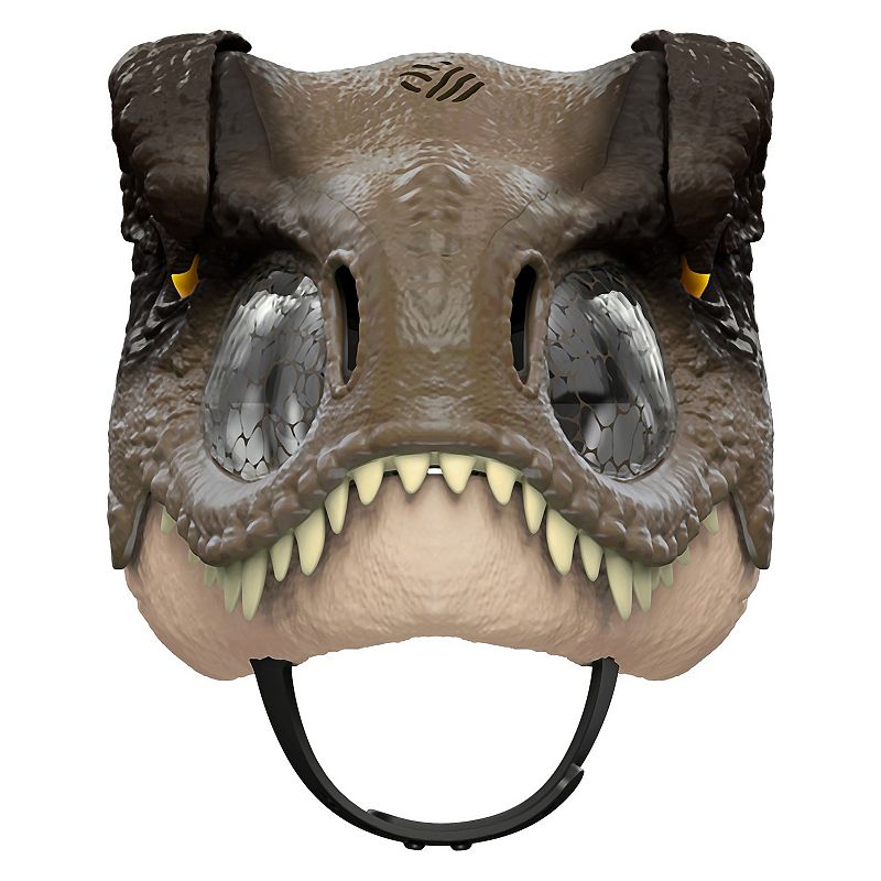 Mattel Jurassic World Dominion Dinosaur Mask Tyrannosaurus Rex Chomp N Roar Costume Play