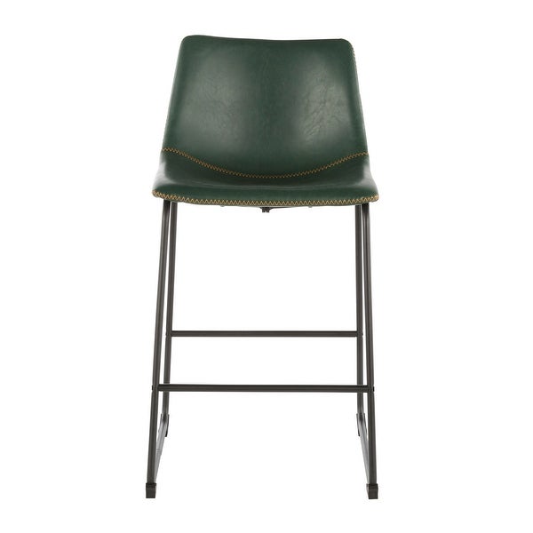 Carbon Loft Richard Industrial Counter Stool (Set of 2)