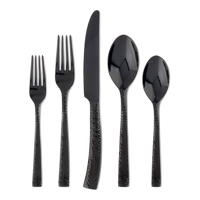 Argent Paris 20-pc. Hammered Gunmetal Flatware Set