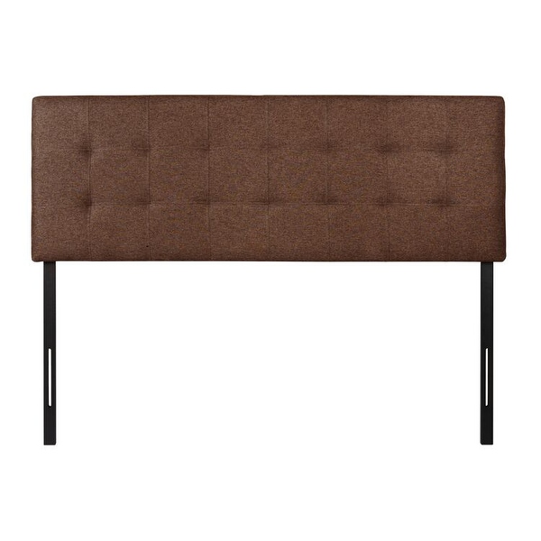 Jessenia Tufted Upholstered Headboard， Height Adjustable Queen Size Headboard， Bed Backboard Padded Premium Fabric Headboard - - 36196481