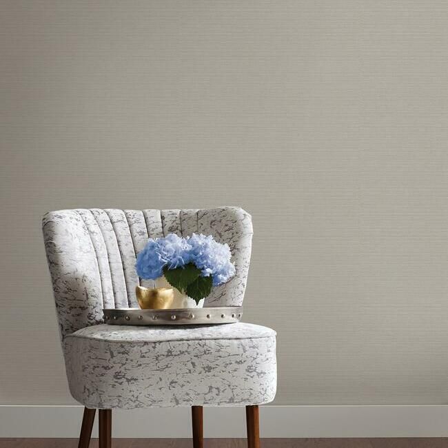 Sierras Wallpaper in Mute Grey from the Quietwall Textiles Collection