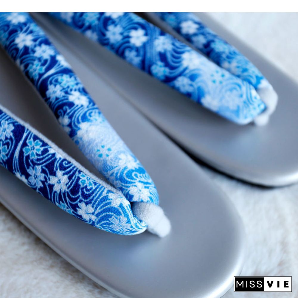 Print Japanese Kimono Slippers