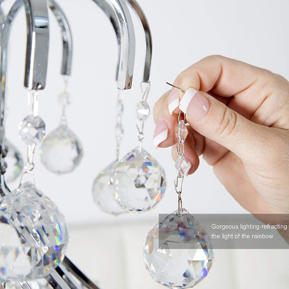 24 Pcs Crystal Balls Suncatcher Rainbow Pendants Maker Hanging Crystals Prisms For Window Home Offi