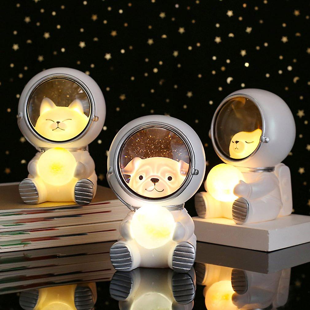 Astronaut Night Light Cute Pet Home Decoration