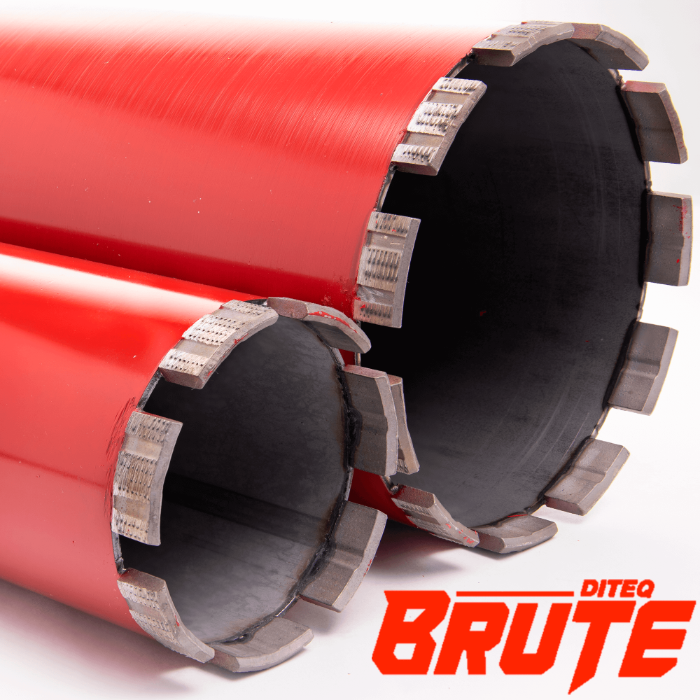 6 Brute Wet Only Concrete Core Bits ;