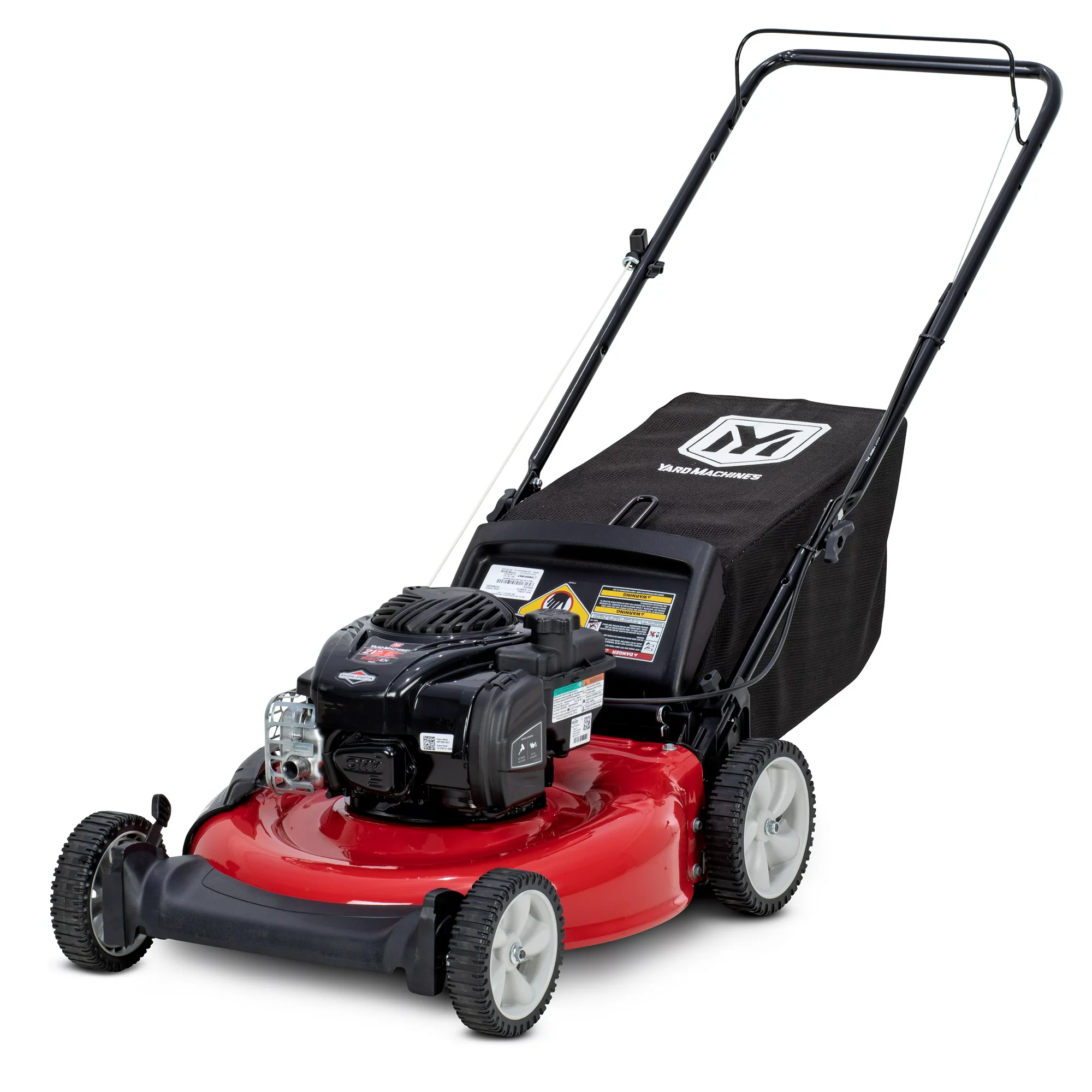 Yard Machines 21-in Walk Behind Push Lawn Mower With 140cc Briggs and Stratton Gas Powered Engine