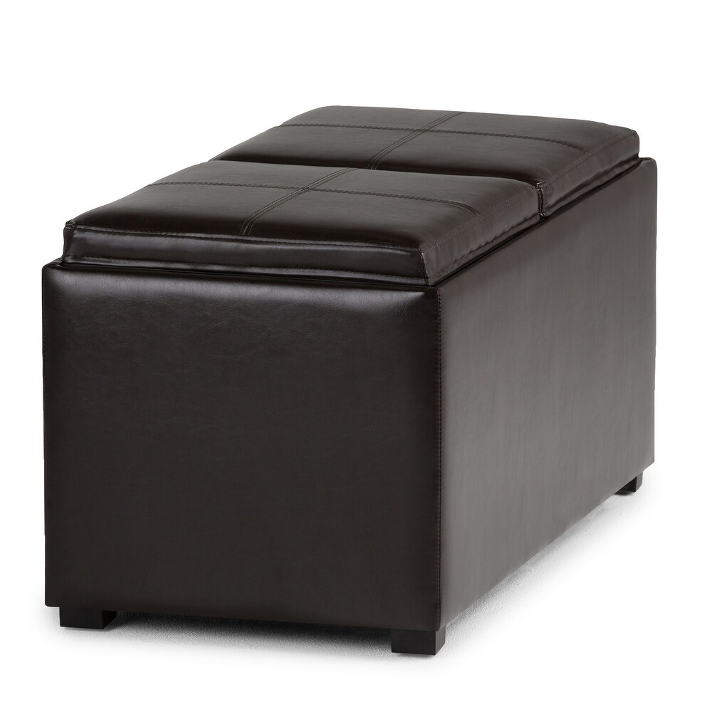 WYNDENHALL Franklin Upholstered 3 piece Ottoman Set