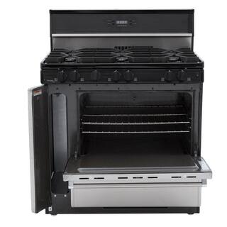 Premier ProSeries 36 in. 3.91 cu. ft. Gas Range in Stainless Steel P36S148BP