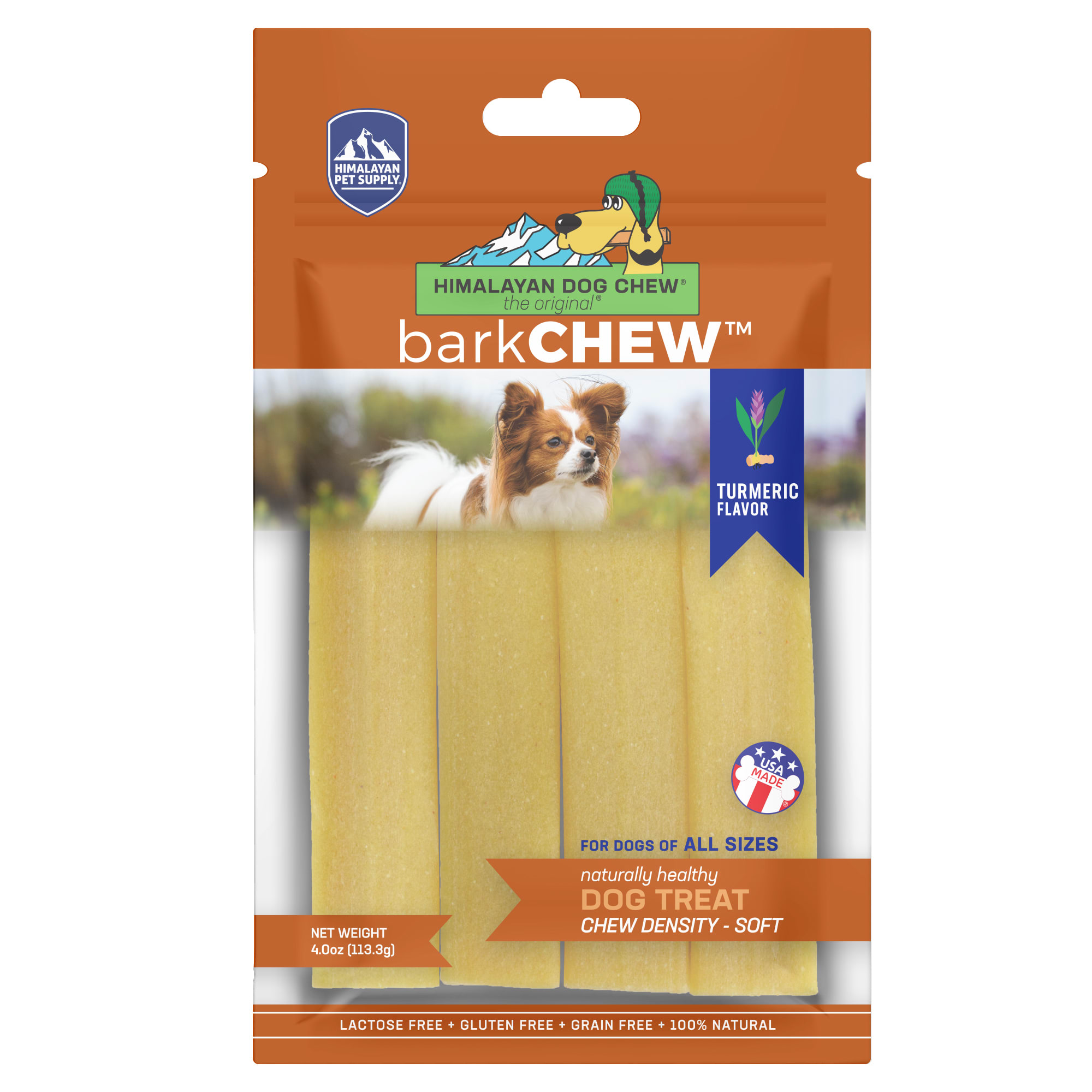 Himalayan Dog Chew Turmeric barkCHEW， 4 oz.