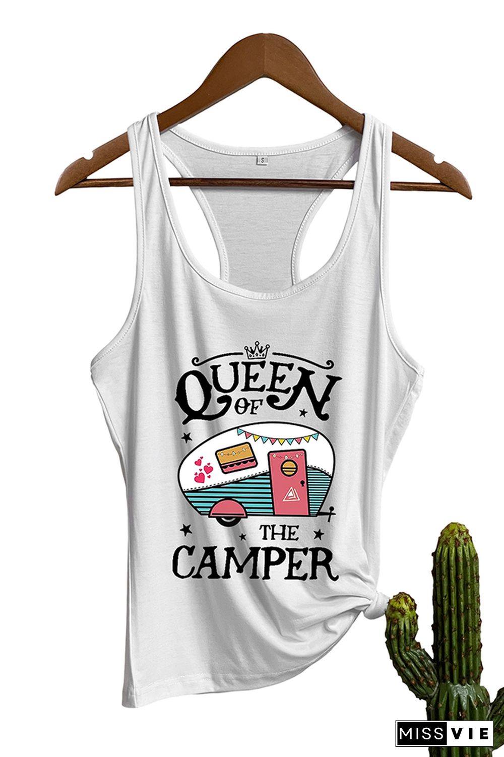 Queen of the Camper Sleeveless Tank Top Wholesale