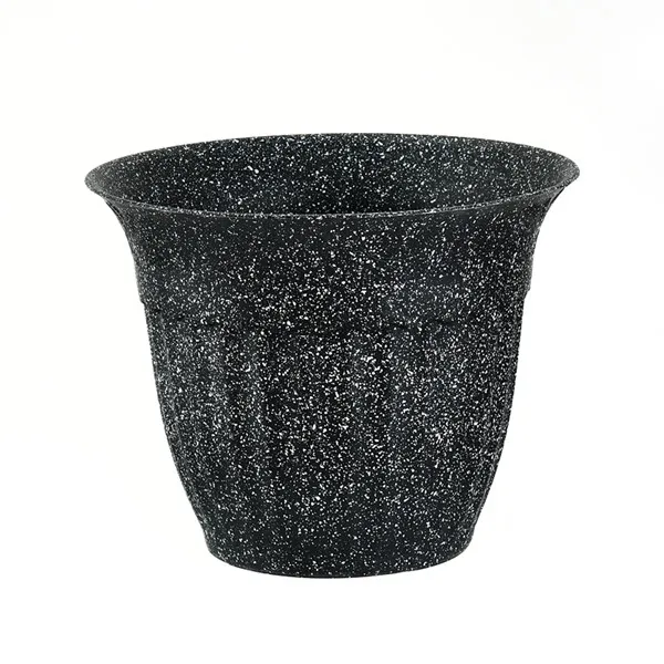 factory supply with tray for indoor outdoor gardening plastic flower pots durable planter