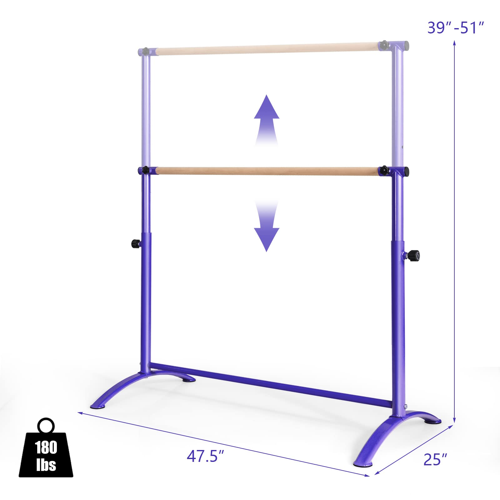 Costzon Portable Ballet Barre, 51