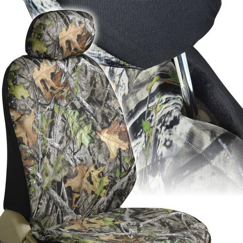 BDK Hawg Camo Full Car Seat Covers， Full Front and Rear Set， 9 Pieces