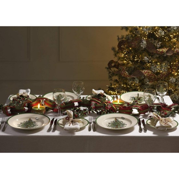 Spode Christmas Tree Sculpted Platter 19 Inch