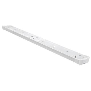 Commercial Electric 4 ft. 64W Equivalent Motion Sensing Integrated LED White Strip Light Fixture 3600 Lumens 4000K Bright White (4-Pack) 56513241ST-4PK