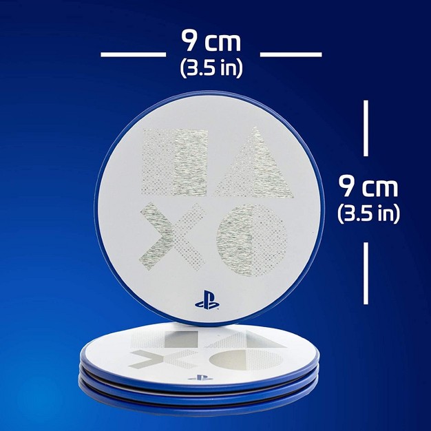 Paladone Products Ltd Playstation Ps5 Metal Drink Coasters Set Of 4