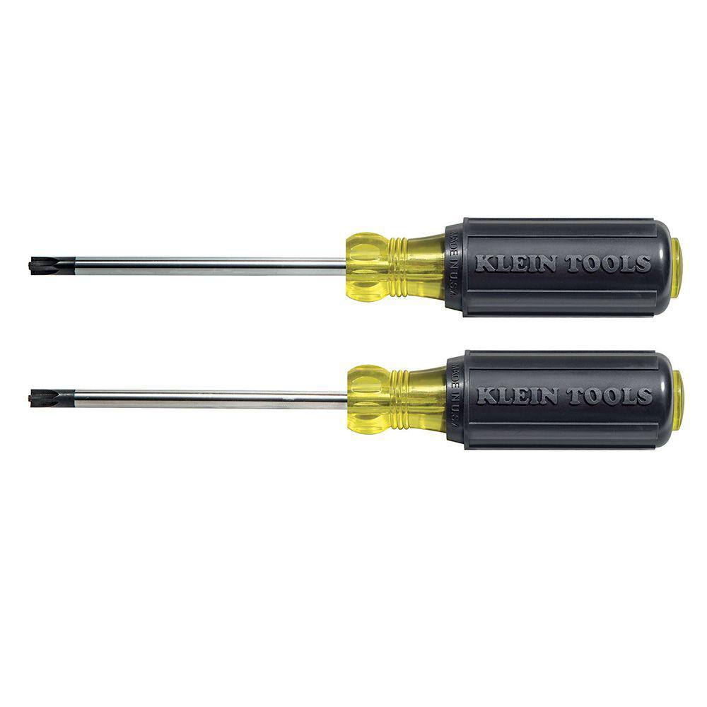 Klein Tools 2-Piece Combination Tip Screwdriver Set- Cushion Grip Handles 32378