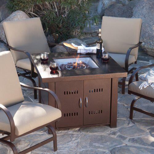 AZ Patio Heaters 38-Inch 40，000 BTU Propane Gas Fire Pit