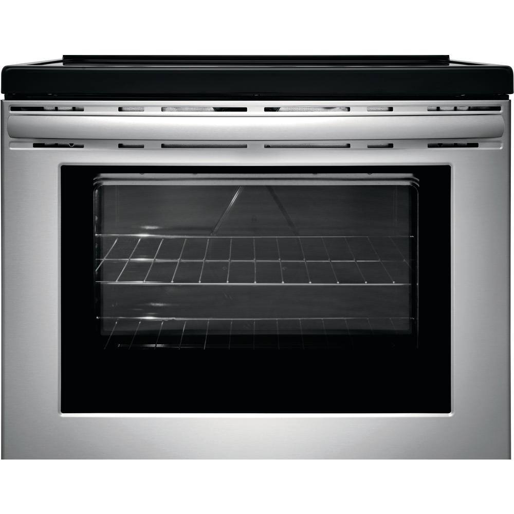 Frigidaire 30 in. 5 Element Freestanding Electric Range in Stainless Steel FCRE3052AS