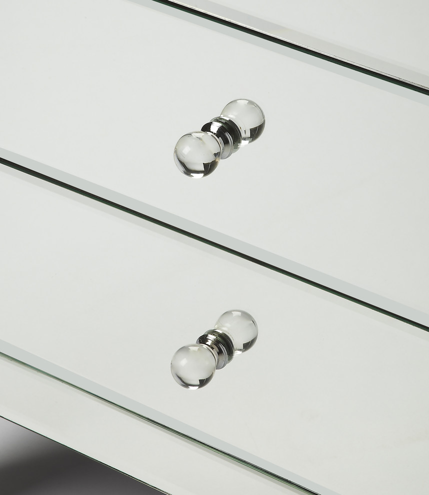 Emily Mirrored Chest  5251146   Contemporary   Accent Chests And Cabinets   by Butler Specialty Company  Houzz