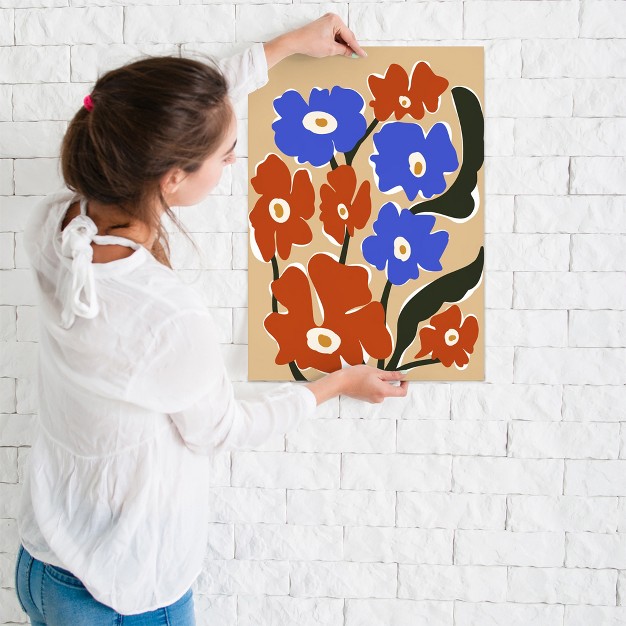 Americanflat Boho Botanical Wall Art Room Decor Matisse Flower Market By Miho Art Studio