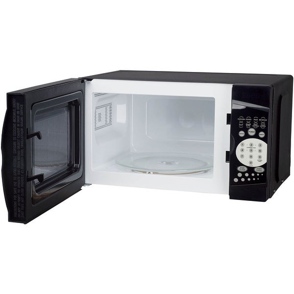 0.7 Cu. Ft. 700W Countertop Microwave Oven in Black - - 36786968