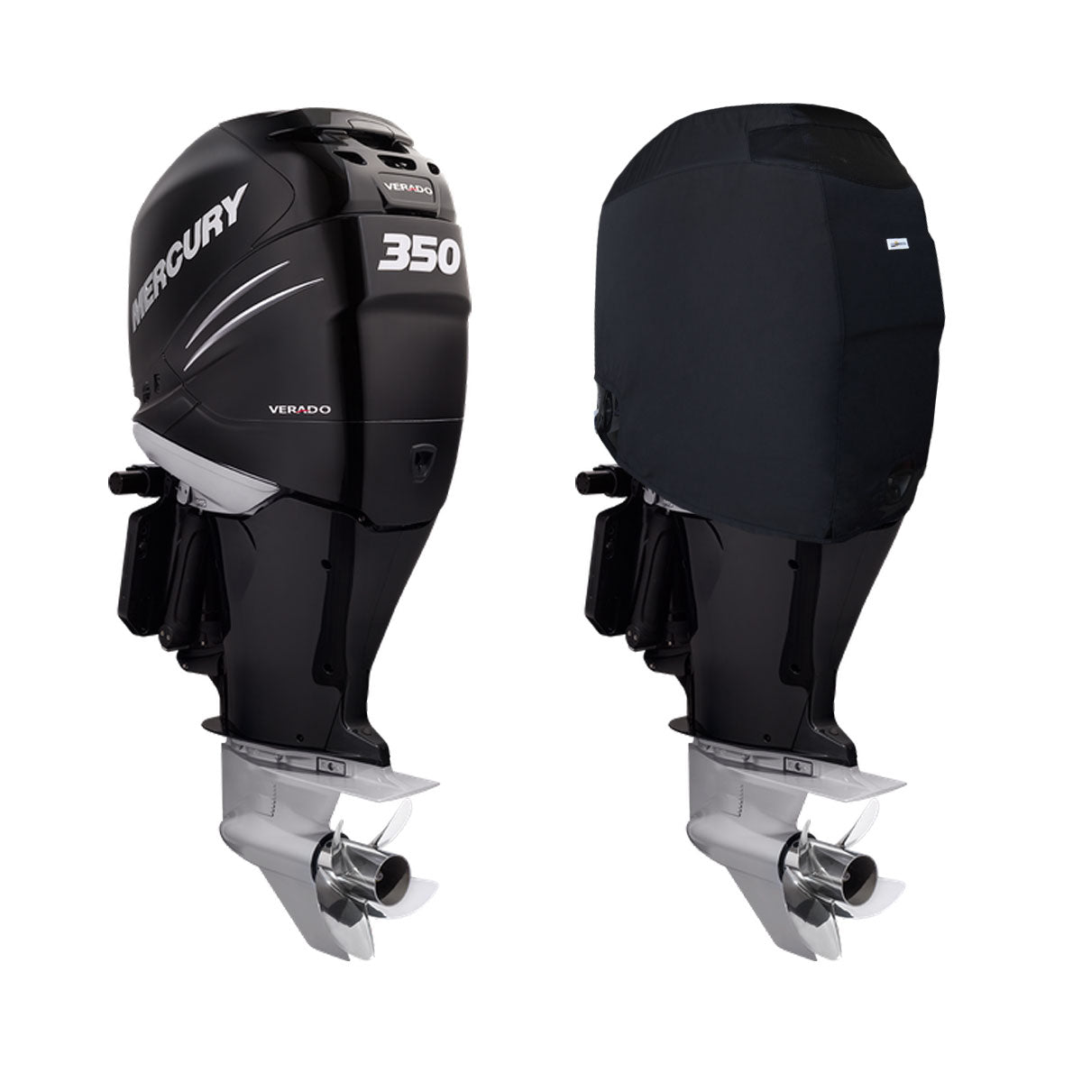 Oceansouth Heavy Duty Vented Cover for Mercury Outboard Verado 6 Cyl 2.6L - 200HP to 400HP (2005-2023)