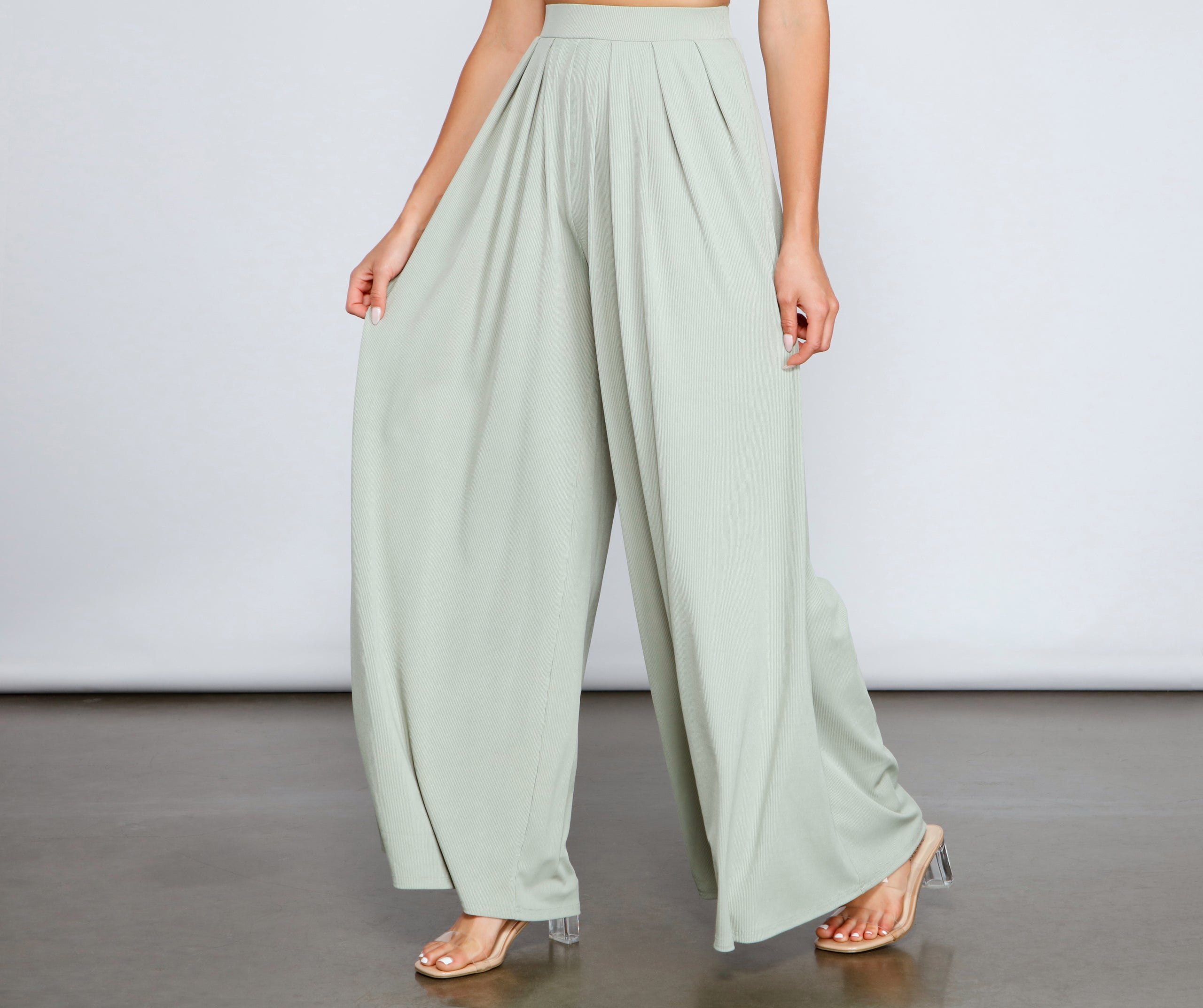 Make It Bold High Waist Palazzo Pants