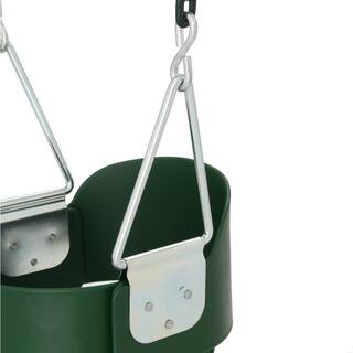 Gorilla Playsets Full-Bucket Swing with Chain in Green 04-0008-GG