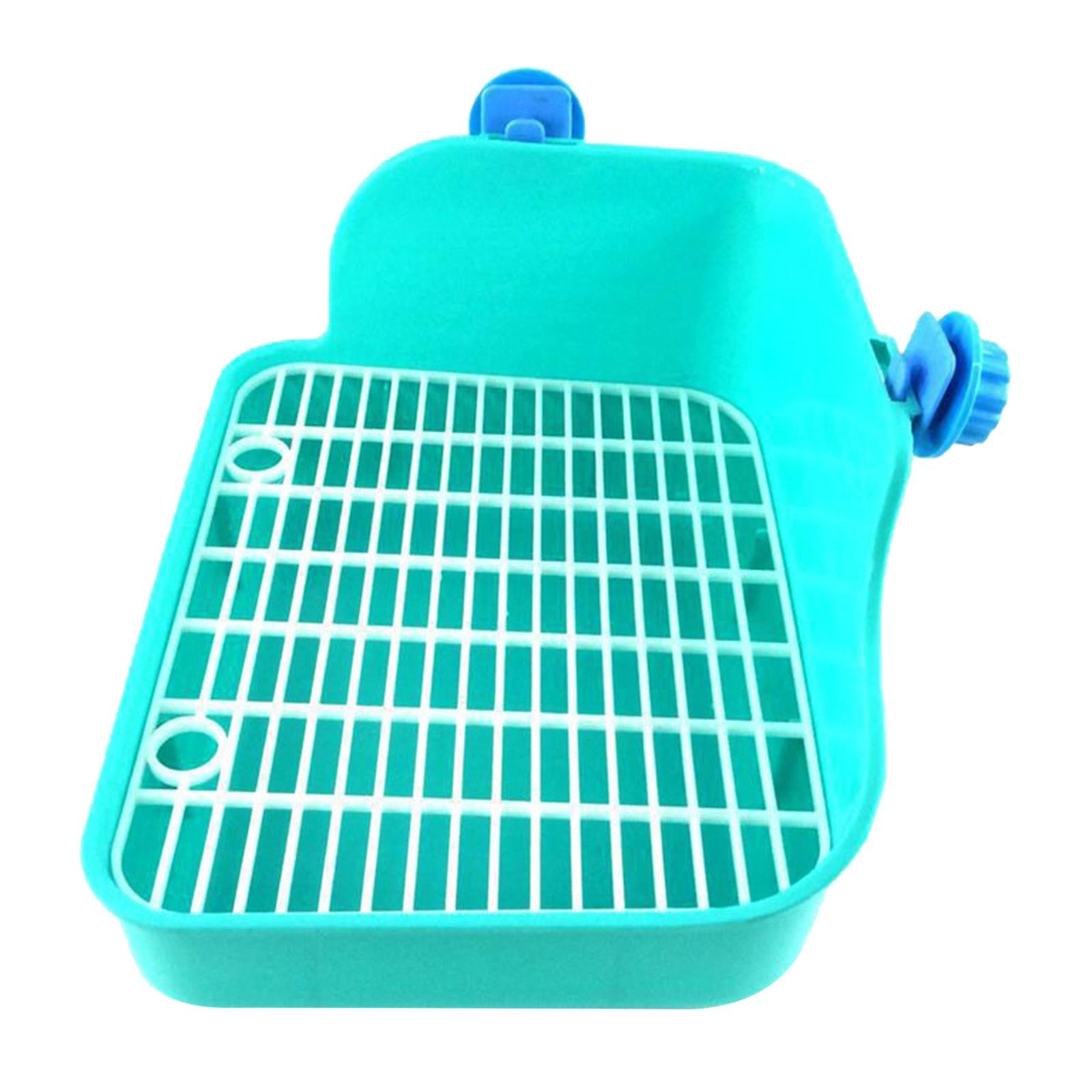 Rabbit Litter Box - Litter Box Cage Potty Trainer Rectangular Green