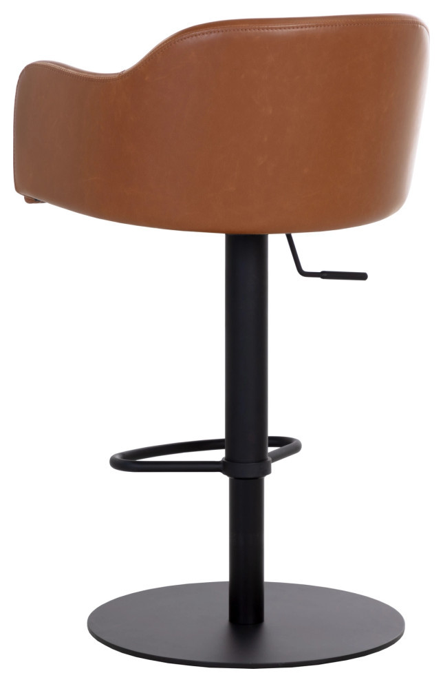 Hensley Adjustable Stool   Industrial   Bar Stools And Counter Stools   by Sunpan Modern Home  Houzz